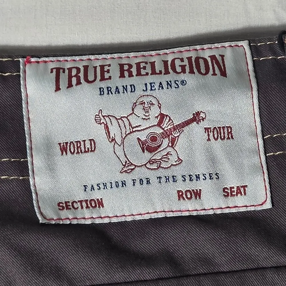 True Religion Cargo SN Pant HS Outline - Bracken Brown (Size 38x32) - NWT